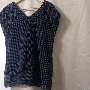 Navy blue blouse